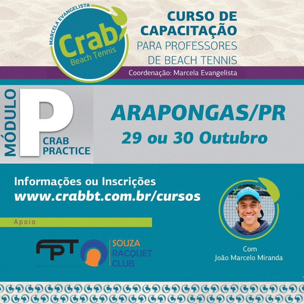 Capacitação para professores de beach tennis começa amanhã na