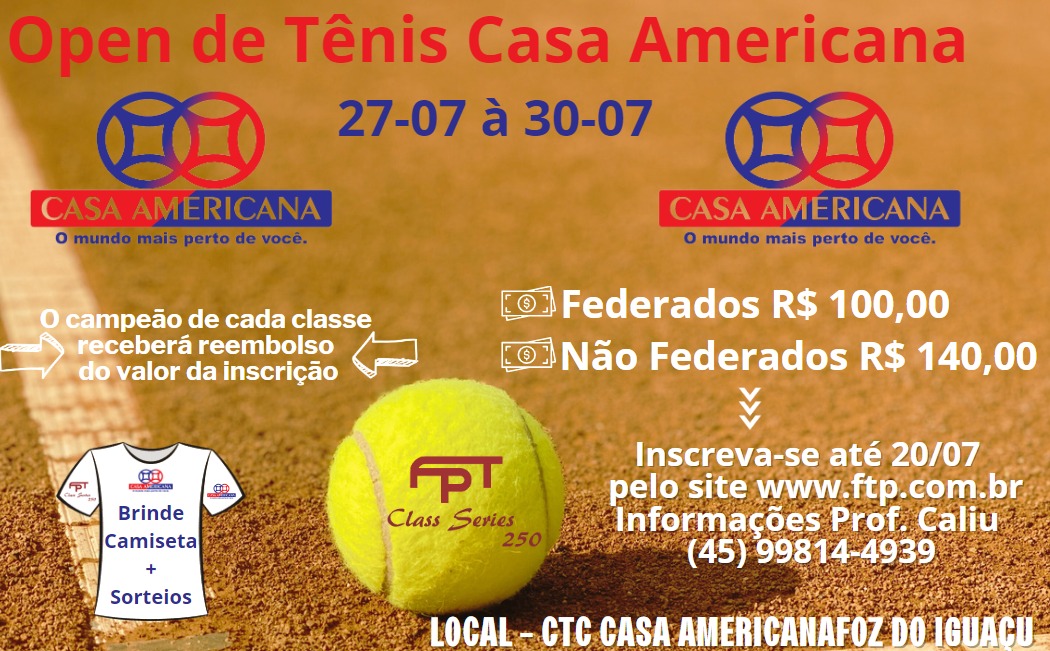 Torneios - Federação Catarinense de Tênis